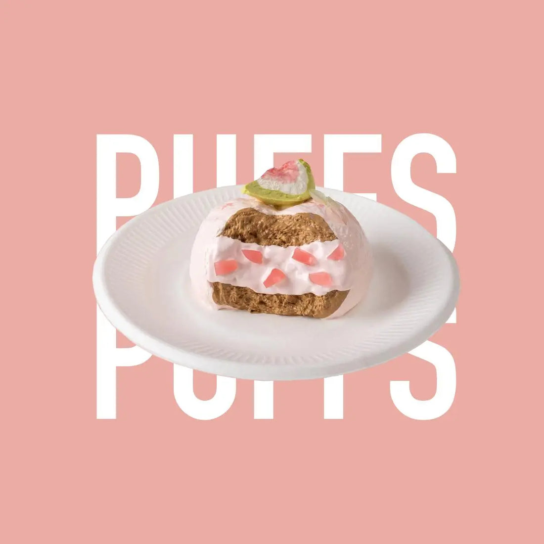 Creamy Tree Fig Cream Puff Squishy Toy