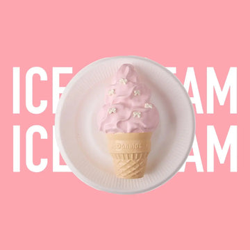 Creamy Tree Strawberry Ice Cream Cone Squishy Toy
