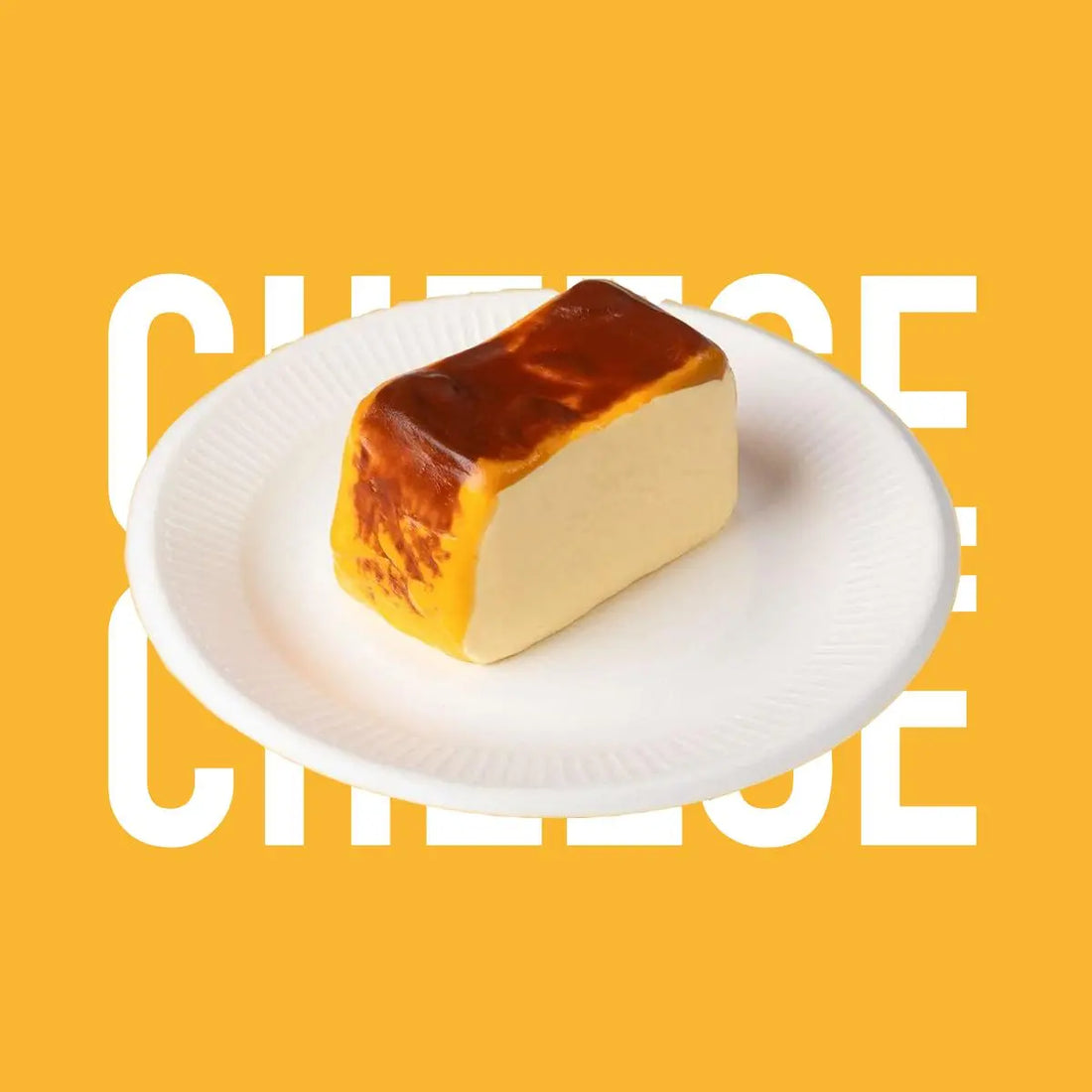 Creamy Tree Basque Cheesecake Squishy Toy