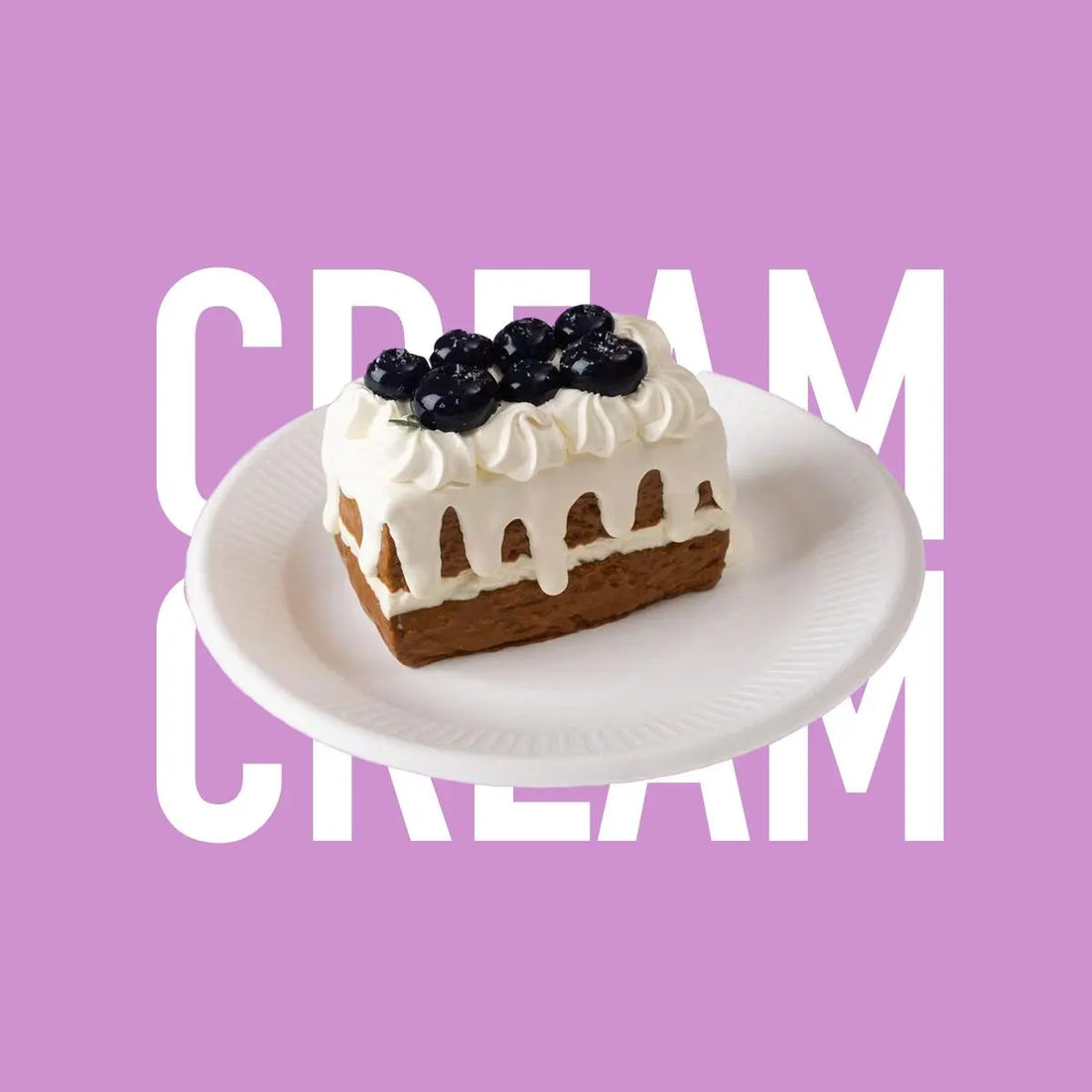 Creamy Tree Blueberry Bar Cake Squishy Toy