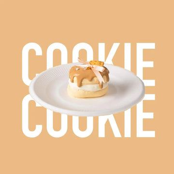 Caramel Sandwich Cookie Squishy Toy