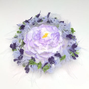 Creamy Tree Purple Rose Squishy Toy