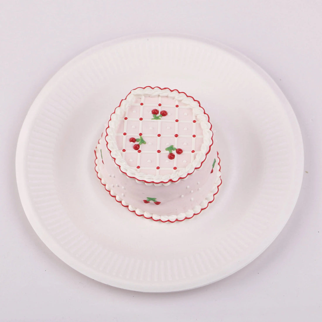 Hand-Drawn Cherry Cake Squeeze Toy