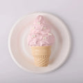 front view of Creamy Tree Strawberry Ice Cream Cone Squishy Toy