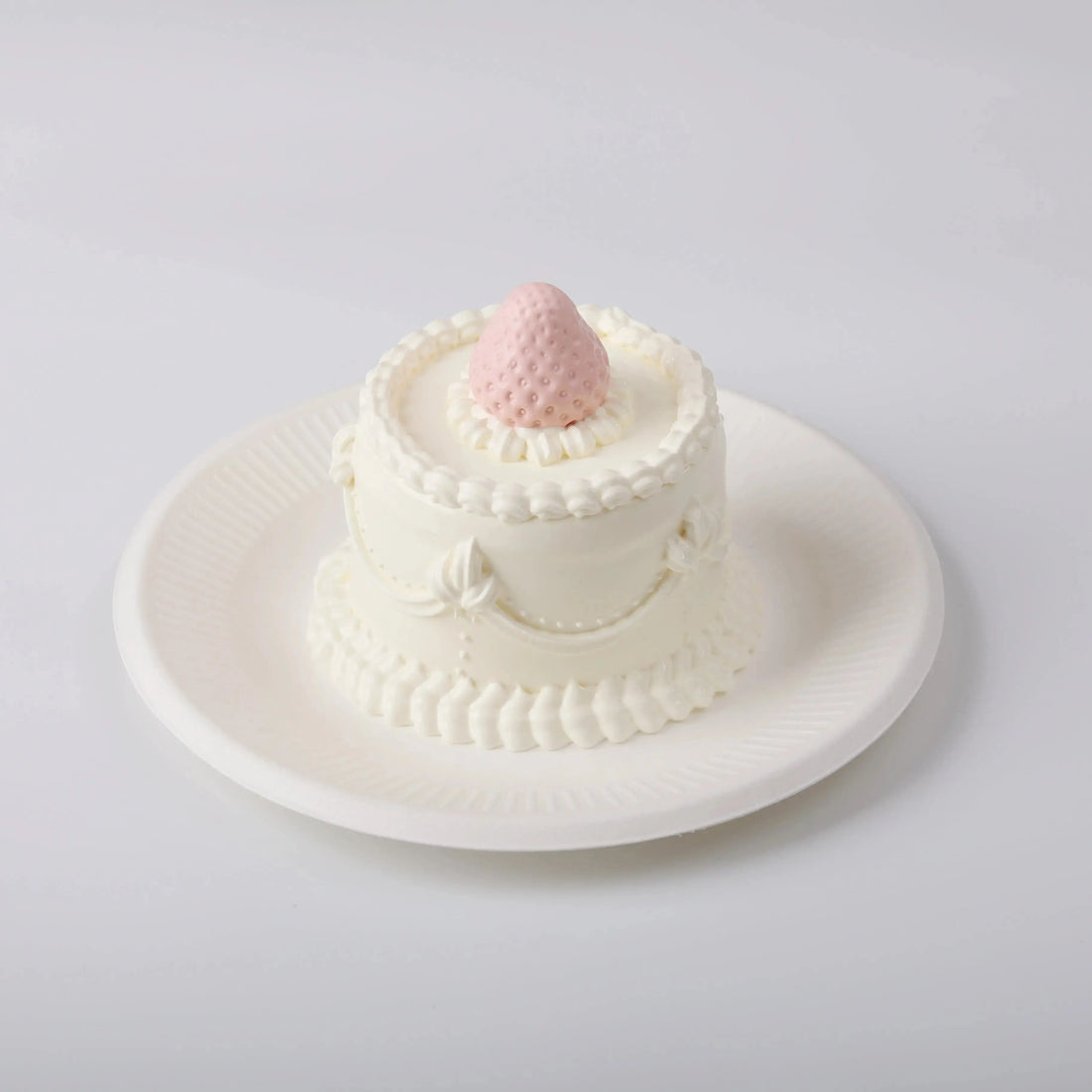 Elodie Pink Strawberry Cake Squishy Toy