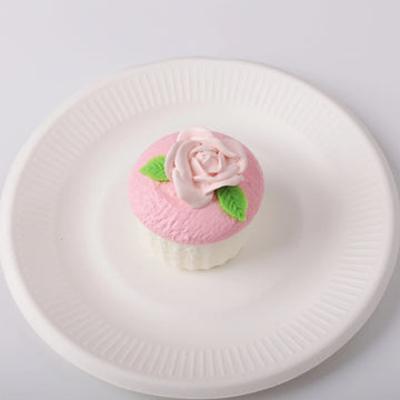 The Details of Floral Cupcake Squishy Toy