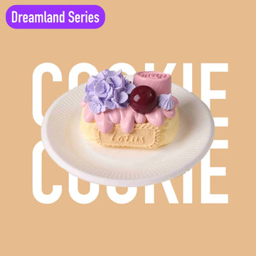 紫陽花チェリーチョコレートケーキ スクイーズおもちゃ