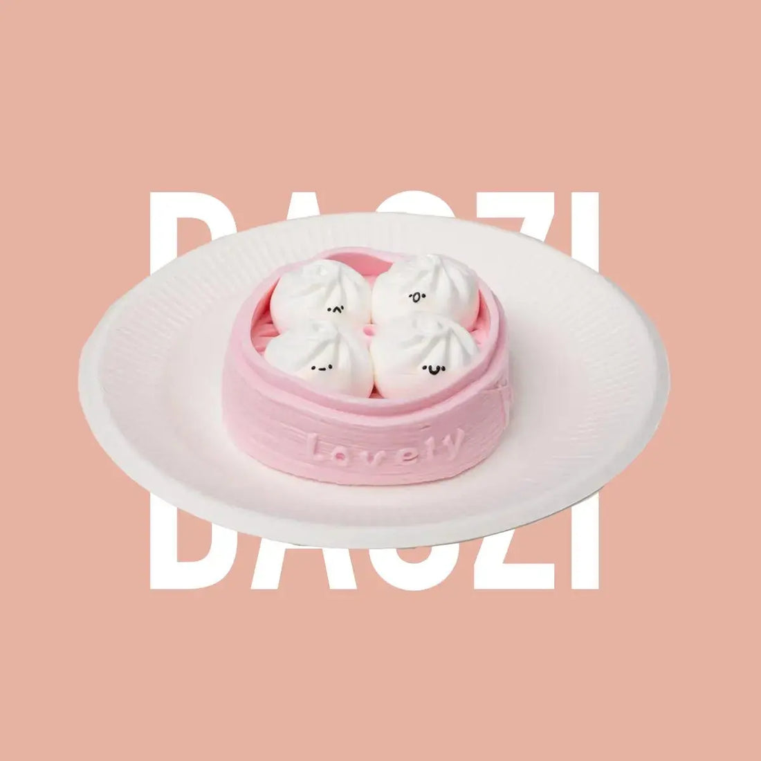 Creamy Tree Pink Xiaolongbao Squishy Toy 