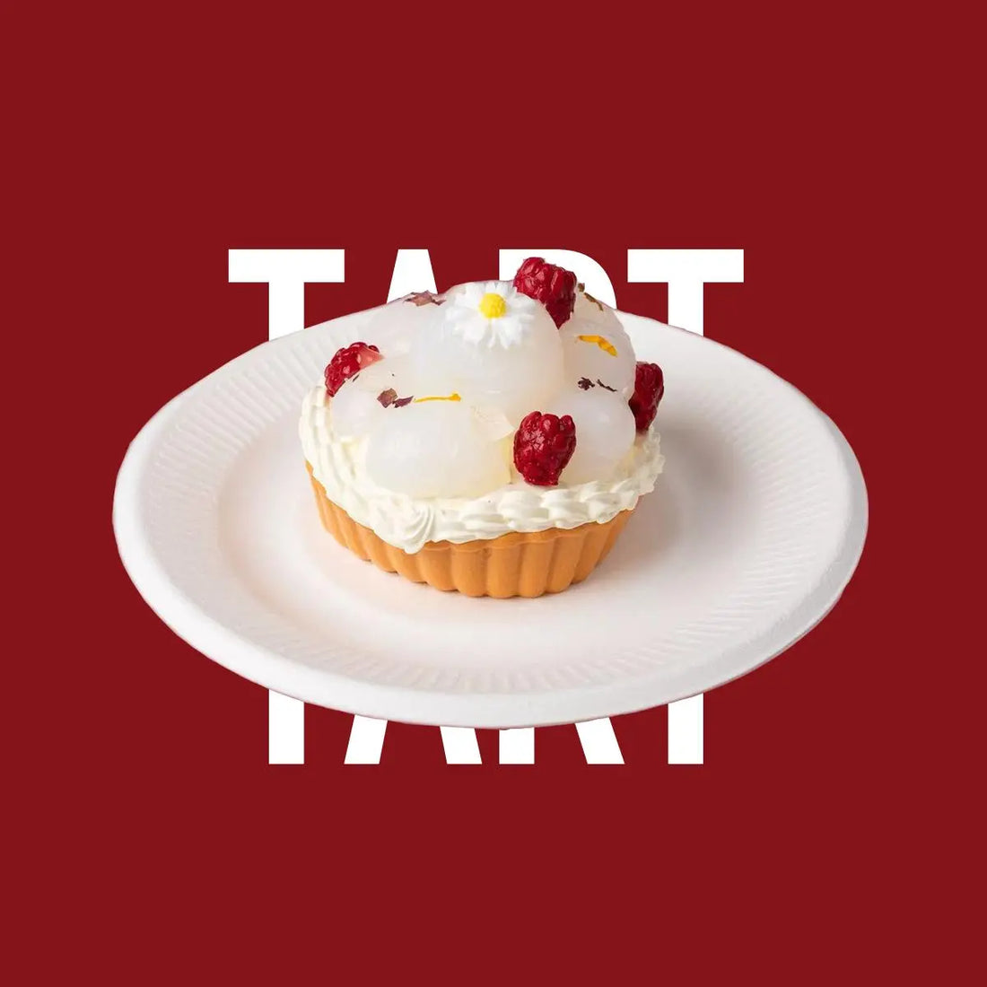 Creamy Tree Lychee Tart Squishy Toy