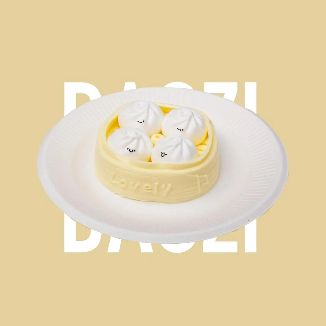 Creamy Tree Yellow Xiaolongbao Squishy Toy