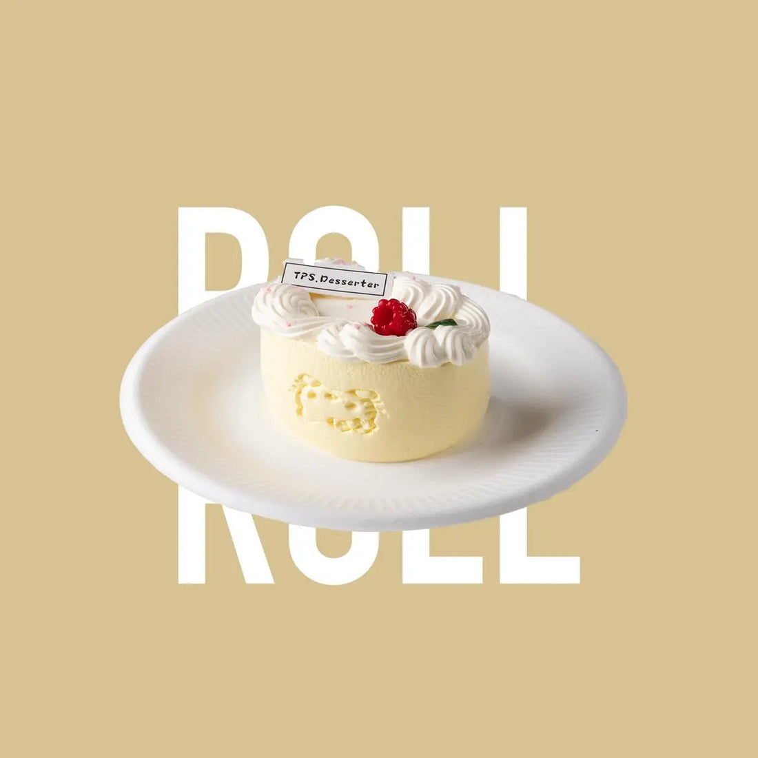 Creamy Tree Berry Cream Roll Food Squishy Toys