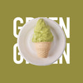 Creamy Tree Matcha Ice Cream Cone Squishy Toy