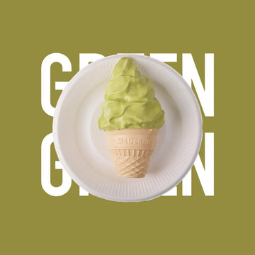Creamy Tree Matcha Ice Cream Cone Squishy Toy