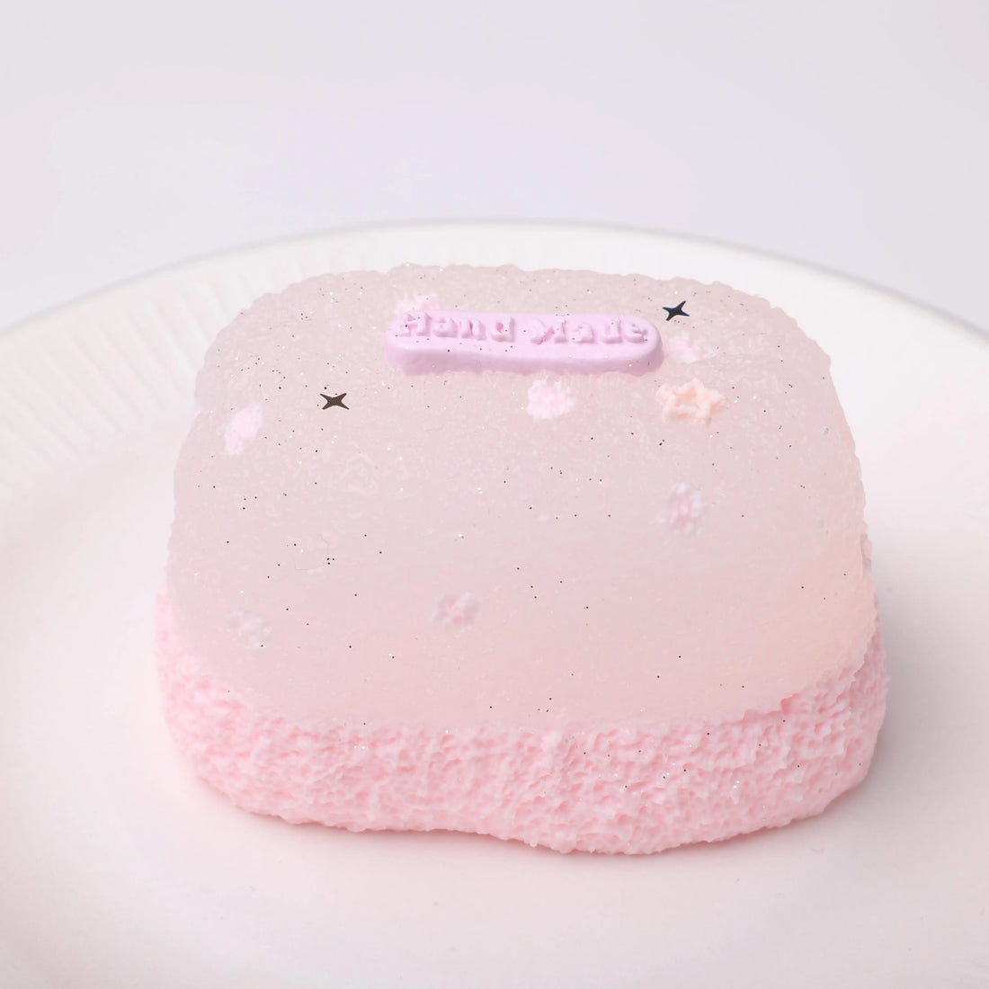 【CT205】Pink Rice Cracker Squishy Toy