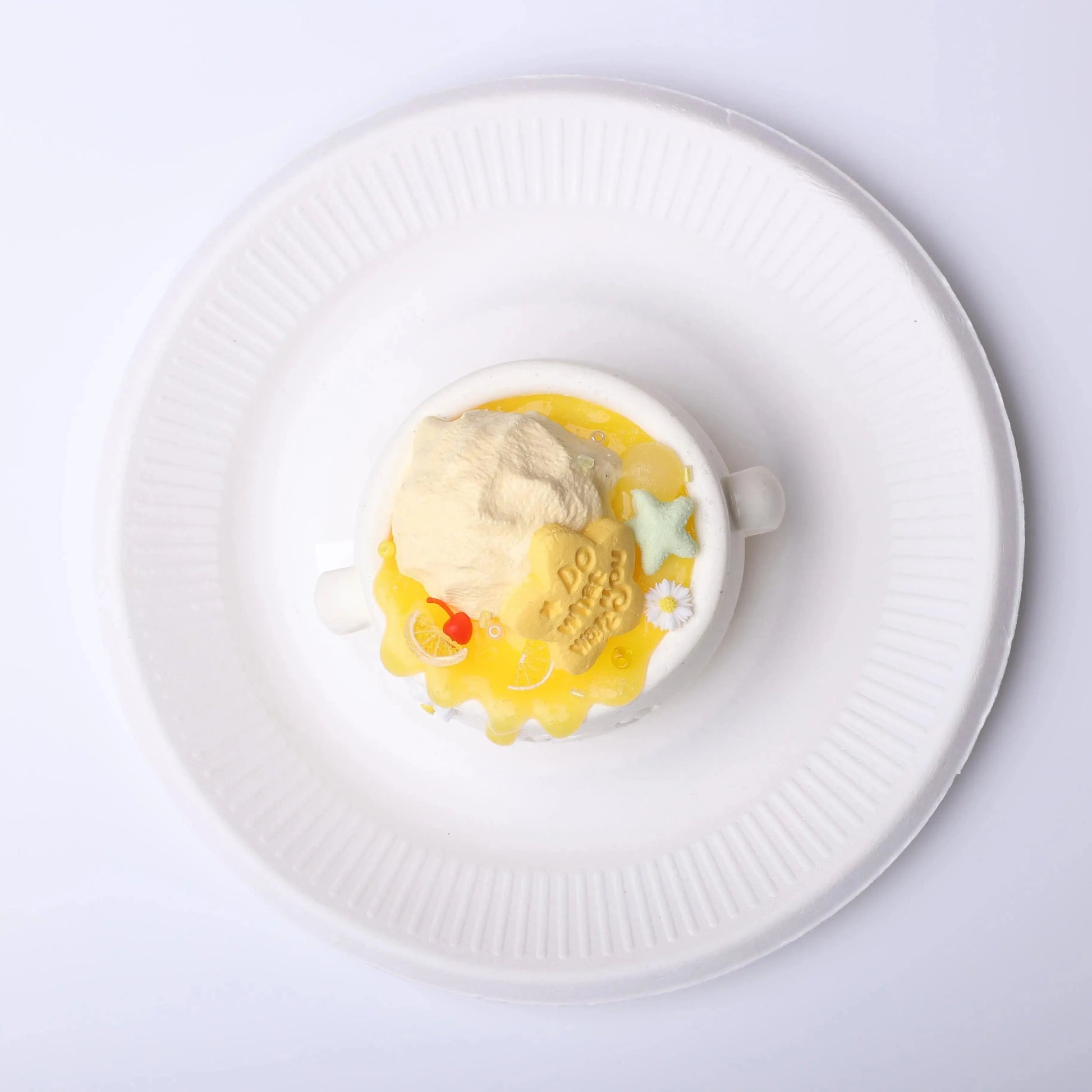 White Desert Milk Can Squishy Toy nihon CREAMY TREE