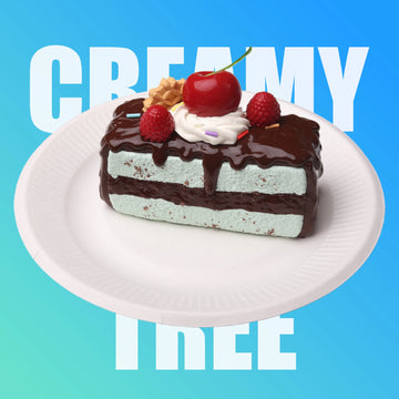 Cherry Roll Cake Squishy Toy CREAMY TREE