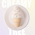 Vanilla Ice Cream Cone Squishy Toy CREAMY TREE