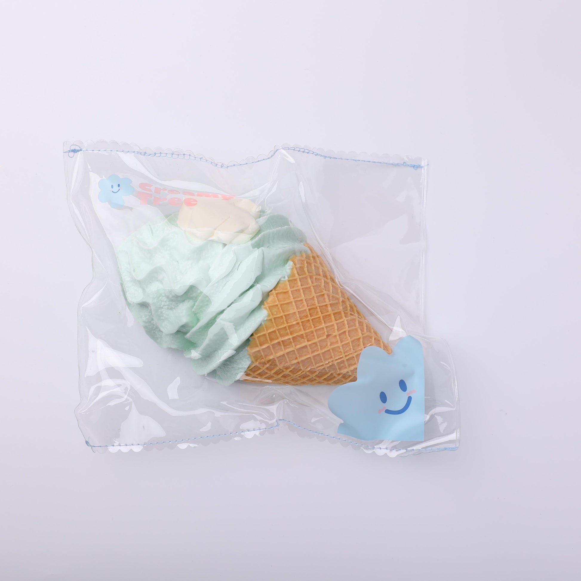 【CT253】Treemie Mint Ice Cream Cone Squishy Toy CREAMY TREE