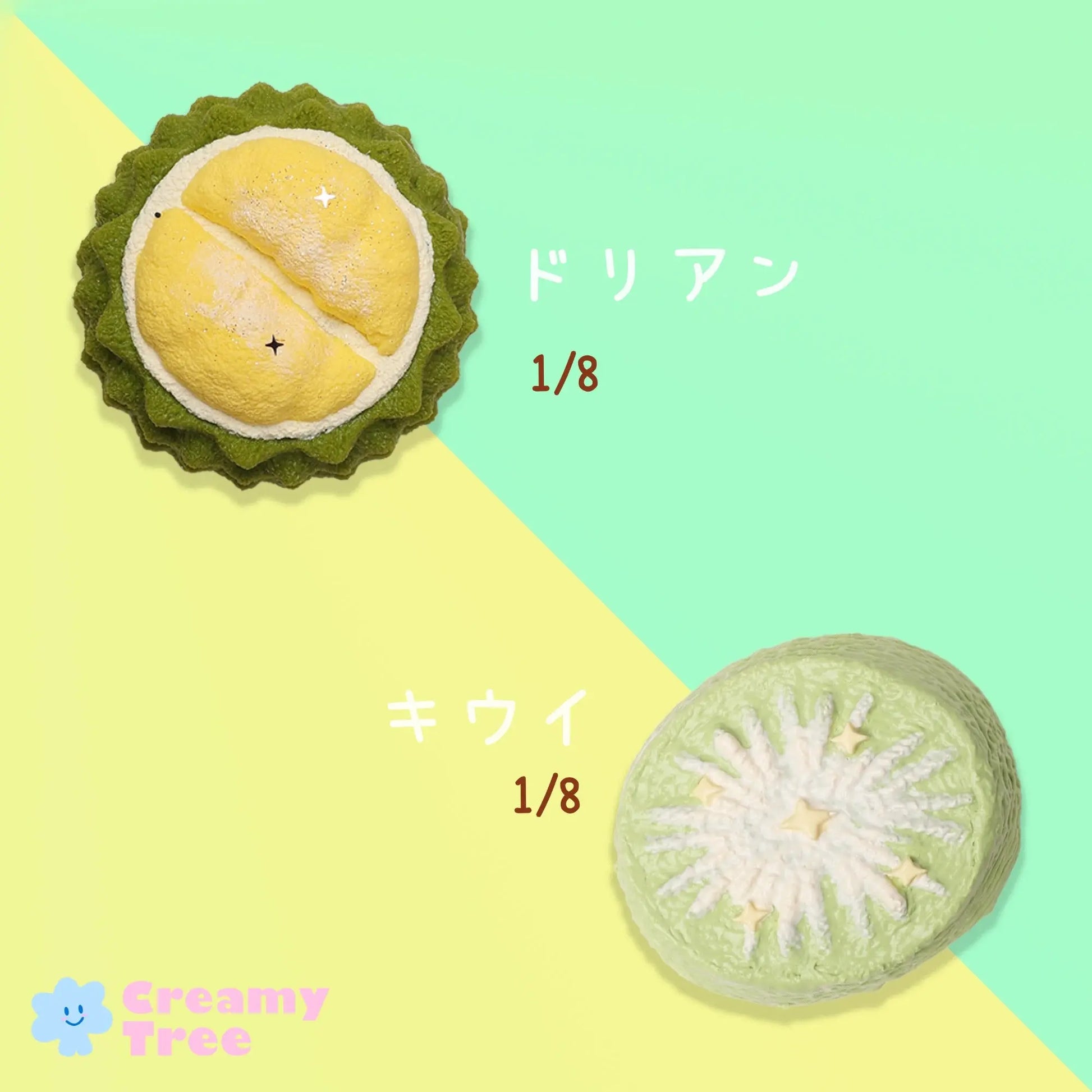 [Fruit Blind Box 2.0] Fruit Squishy Toy (Non-Returnable After Unboxing) CREAMY TREE