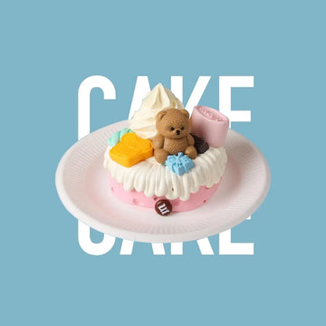 [Pre-order:ships in 7 days] Little Bear Party Cake Squishy Toy