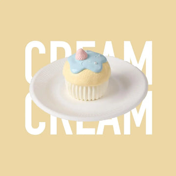 Blue Cupcake Squishy Toy