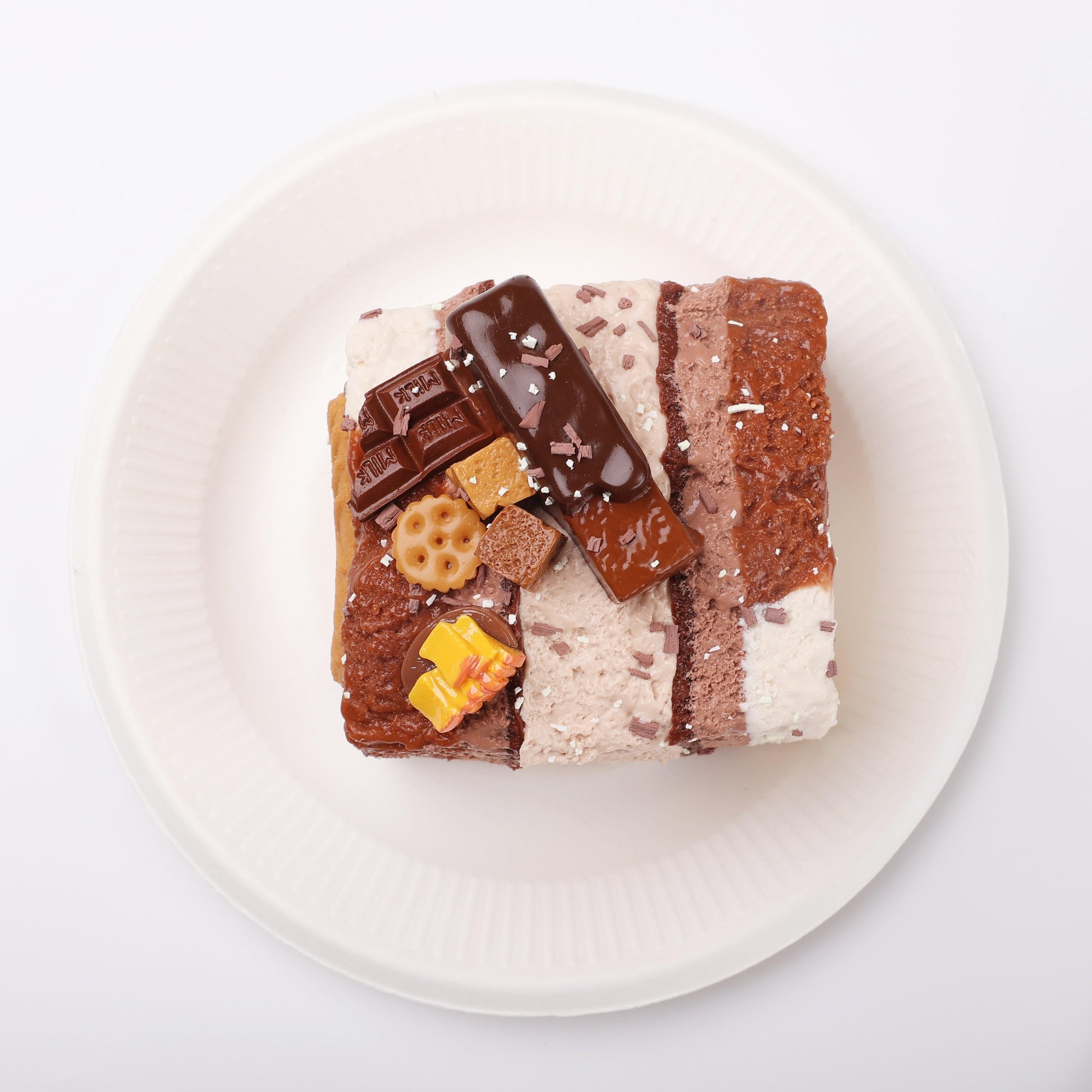 【CT257】Chocolate Big Toast Squishy Toy CREAMY TREE