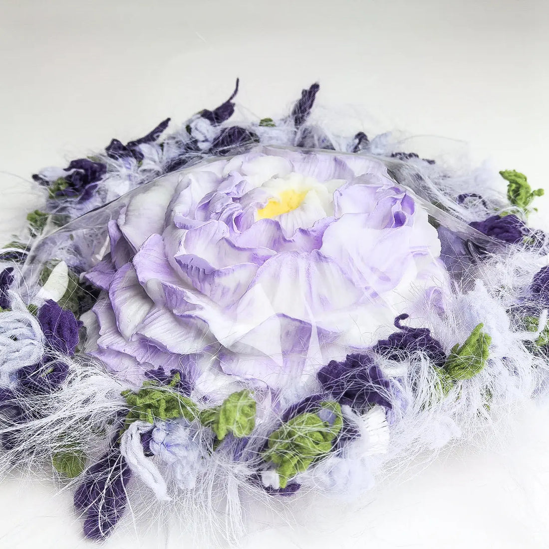 Creamy Tree Purple Rose Squishy Toy