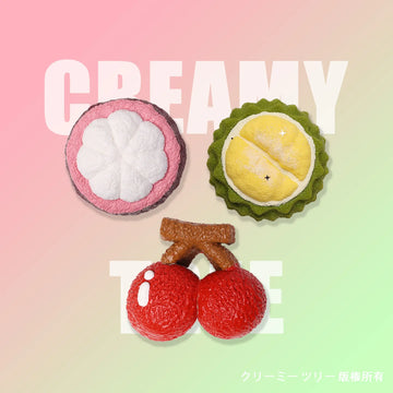 [Fruit Blind Box 2.0] Fruit Squishy Toy (Non-Returnable After Unboxing) CREAMY TREE