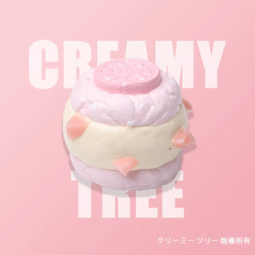 【CT202】Strawberry Cream Filled Cookies Squishy Toy CREAMY TREE