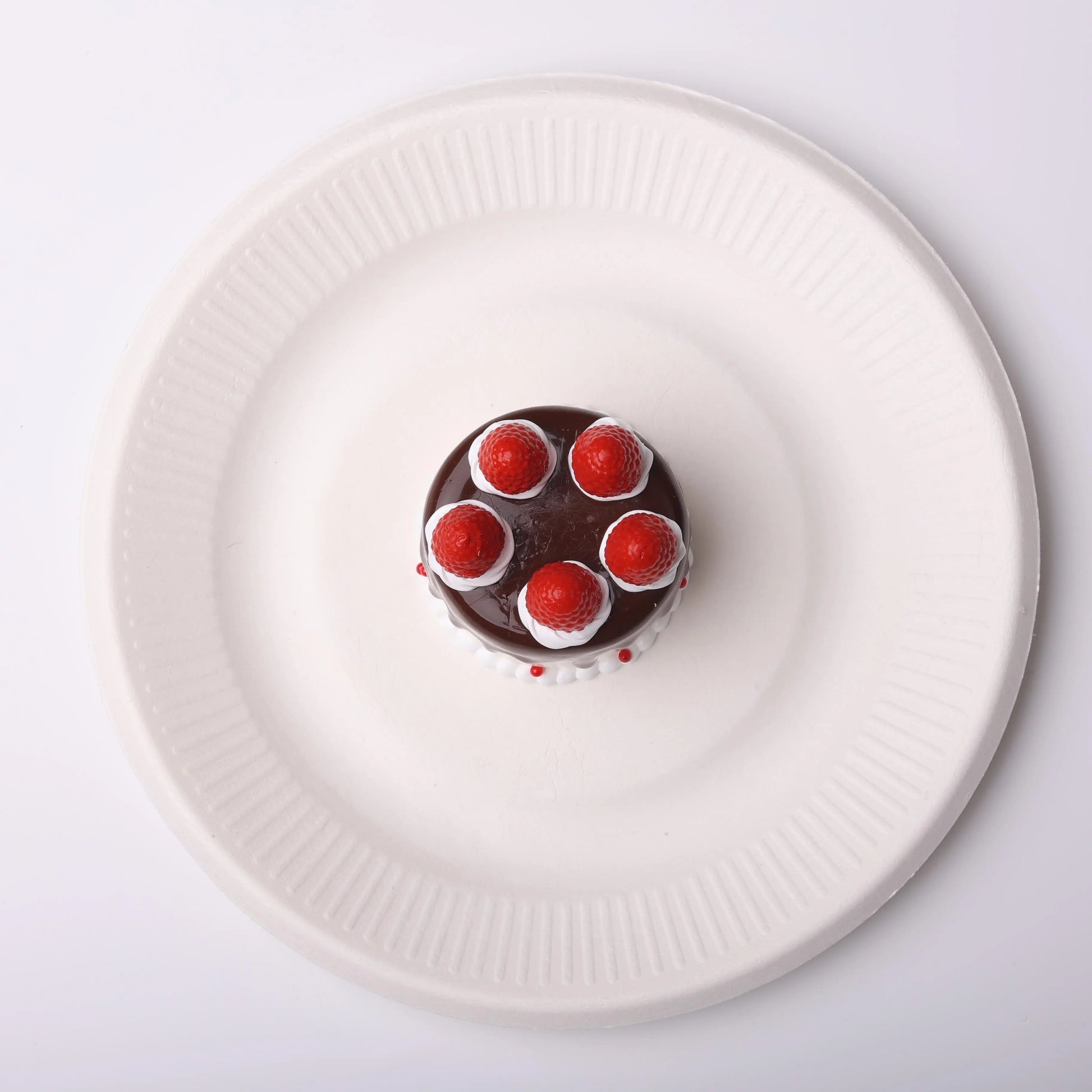 Chocolate Drizzle Strawberry Mini Cake Squishy Toy CREAMY TREE