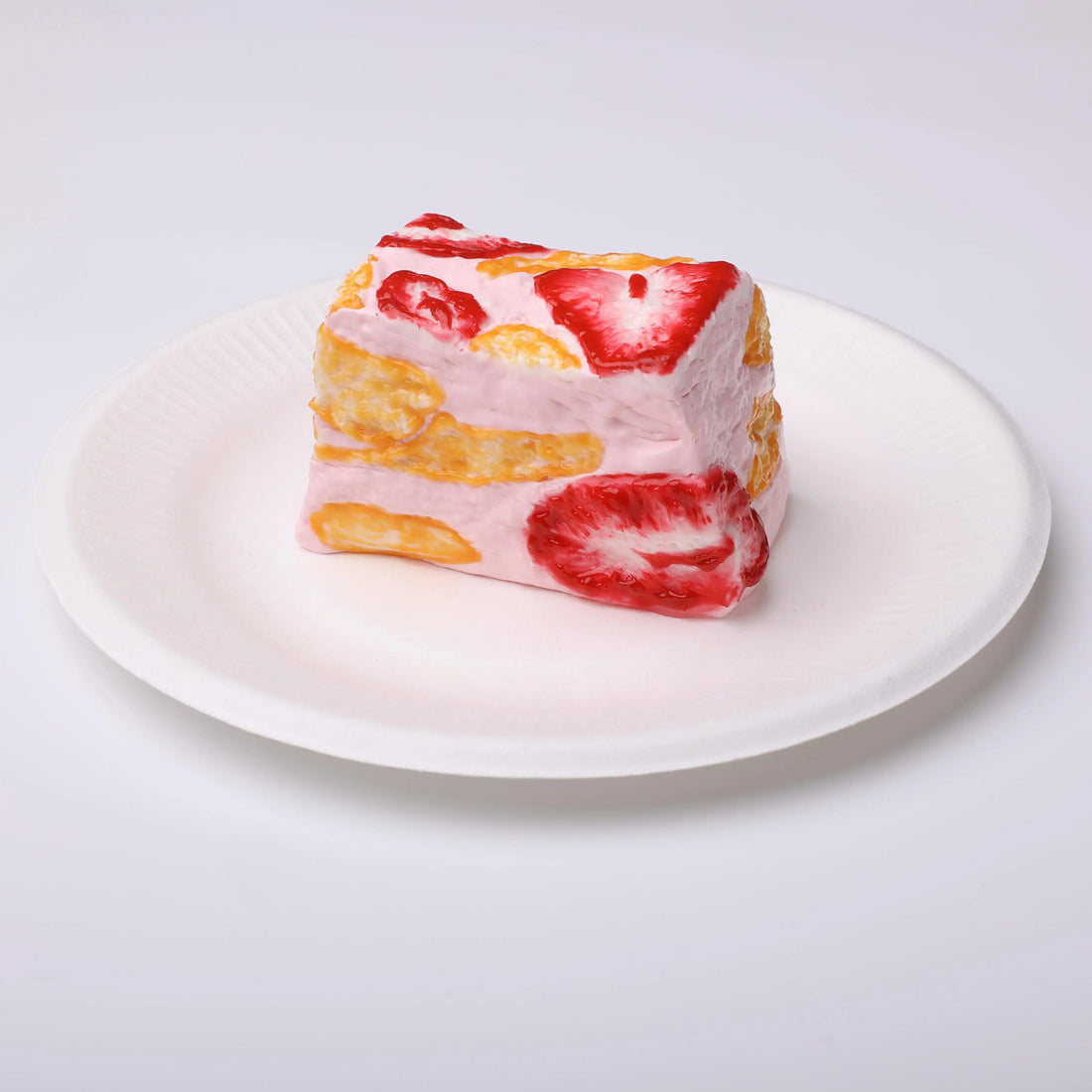 【CT204】Strawberry Snowflake Crisp Squishy Toy