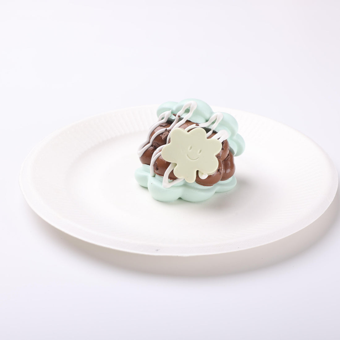【CT268】Mint Chocolate Macaron Squishy Toy