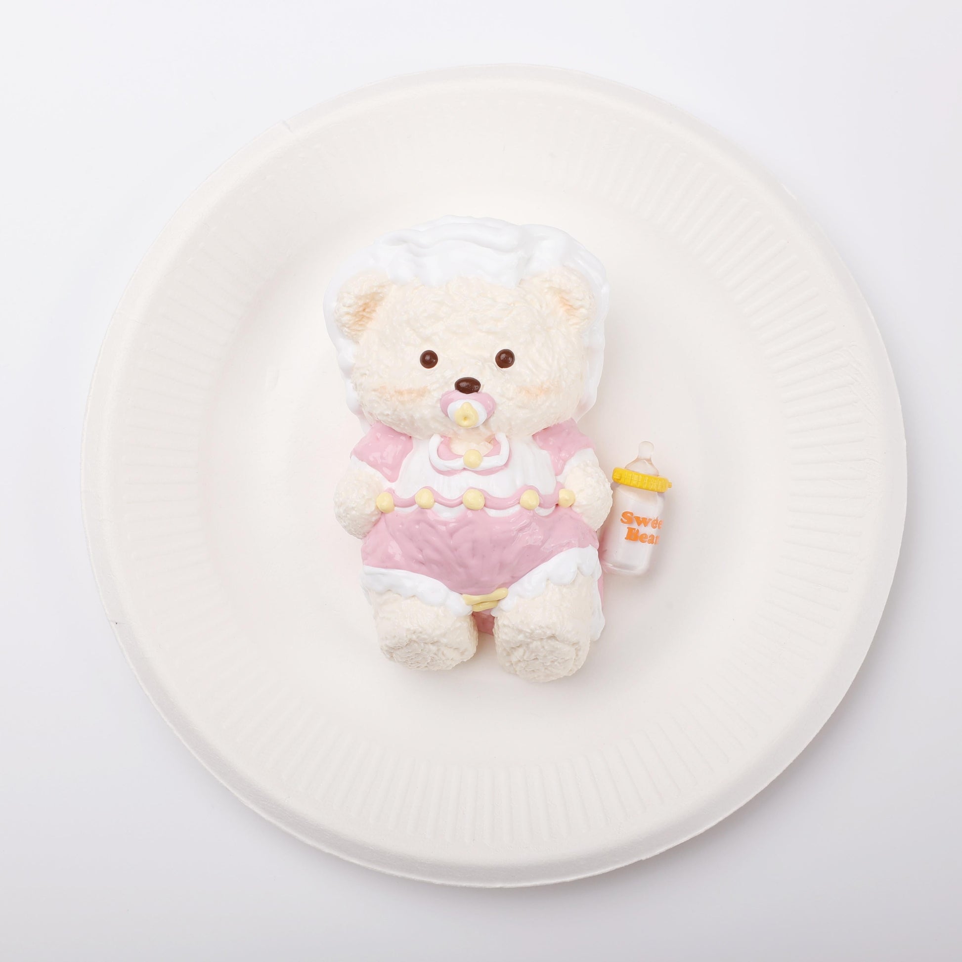 【CT263】【Hand-painted】Baby Bear Squishy Toy CREAMY TREE