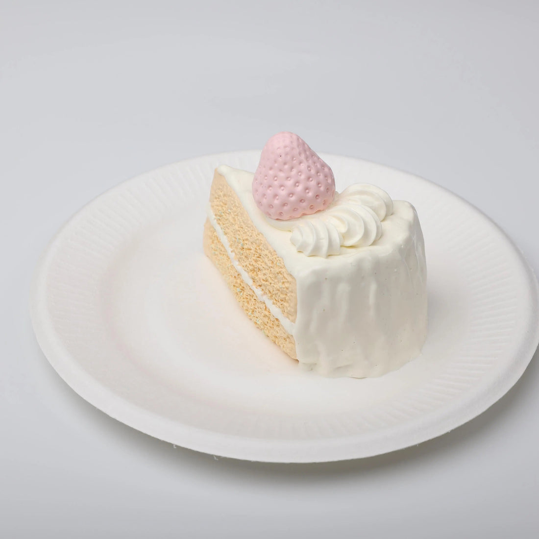 Pink Strawberry Cream Cake Squishy Toy