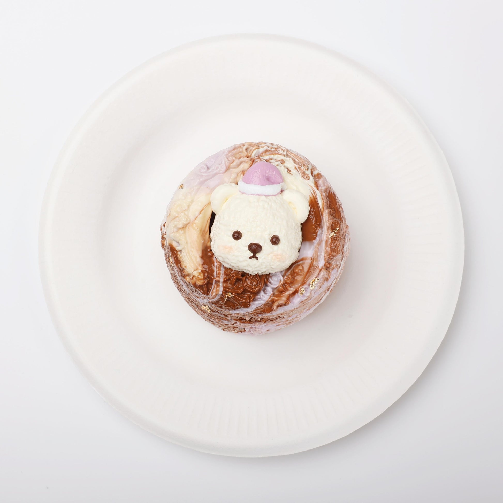 【CT259】Bear Latte Art Cake Squishy Toy CREAMY TREE