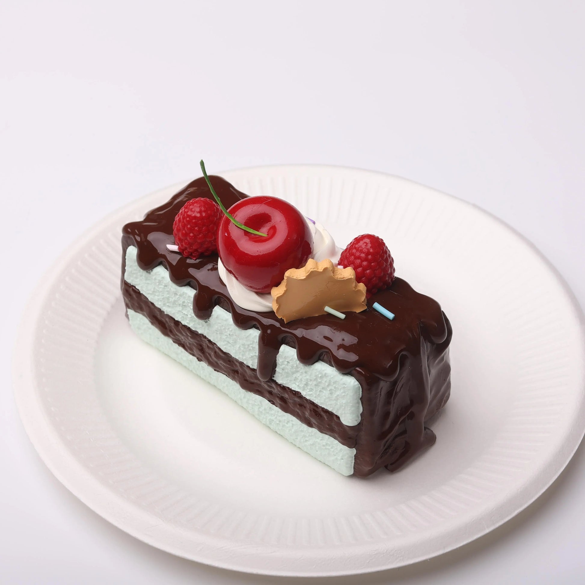 Cherry Roll Cake Squishy Toy CREAMY TREE