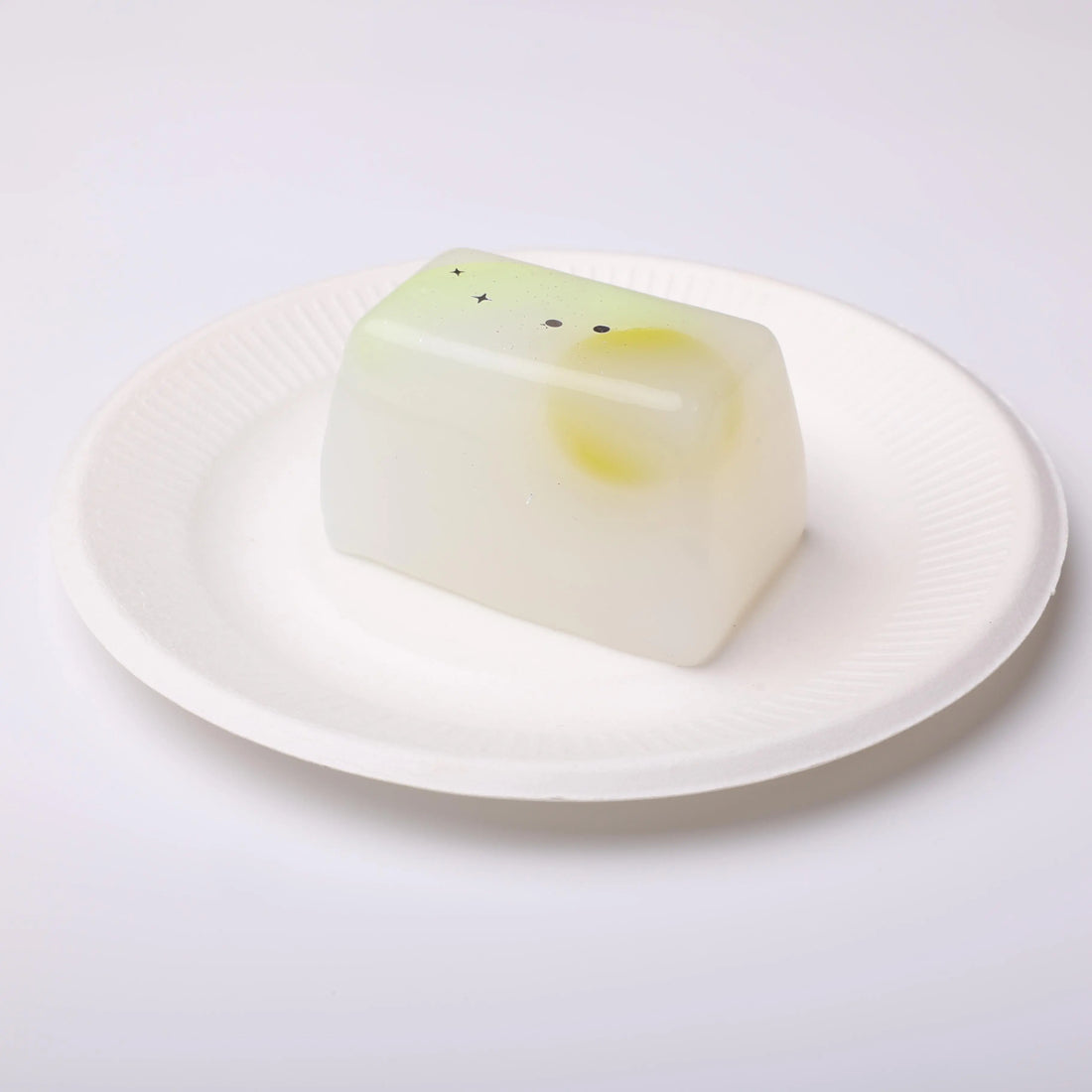 【CT217】Green Grape Pudding Squishy Toy