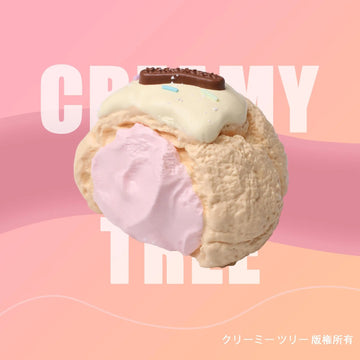 【CT209】【生クリーム】いちごソースシュークリーム スクイーズトイ