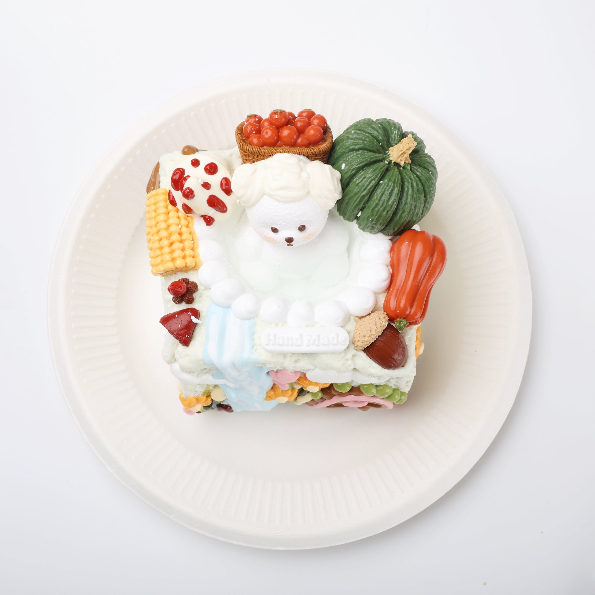 【CT294】Marble Chocolate Pudding Cake Squishy Toy CREAMY TREE