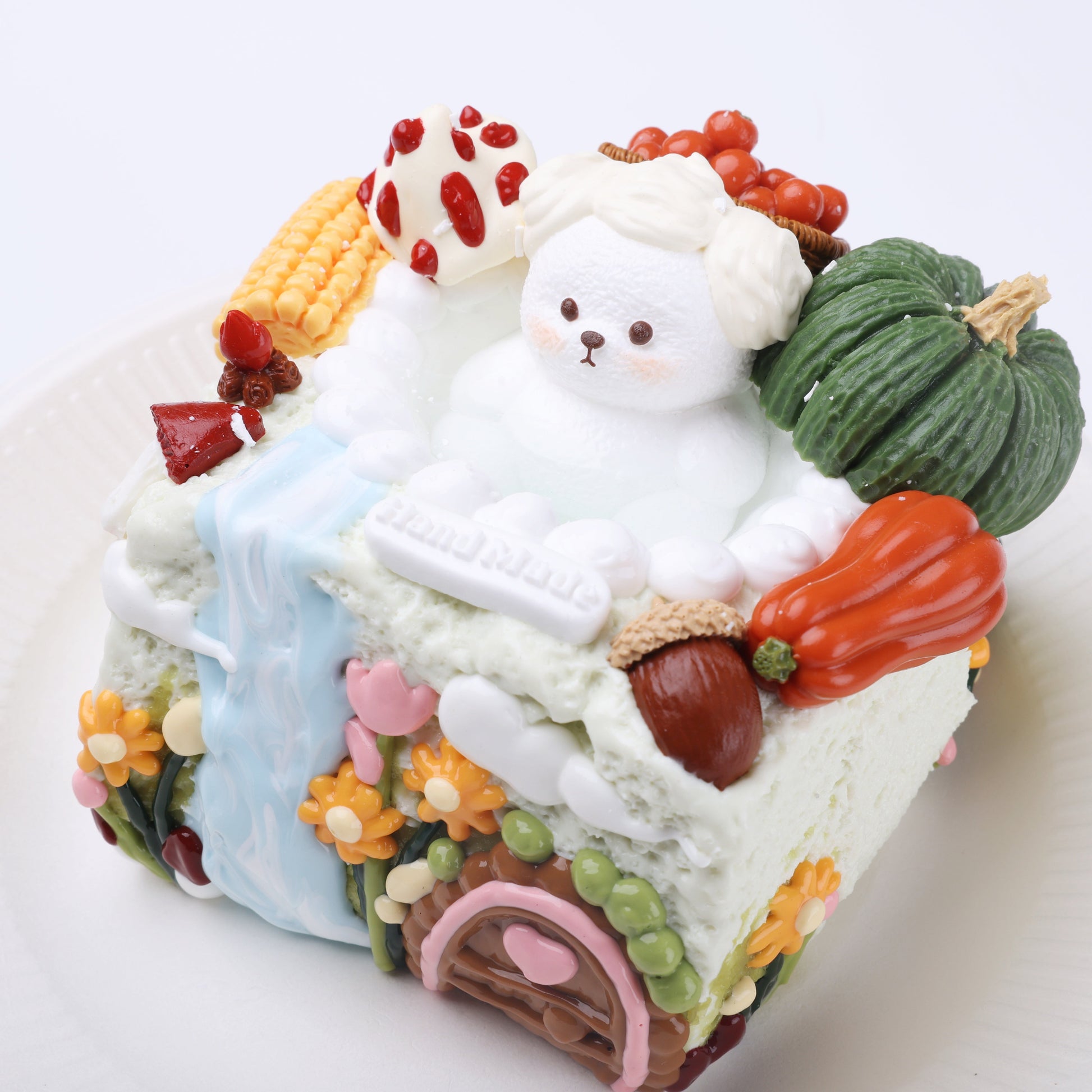【CT294】Marble Chocolate Pudding Cake Squishy Toy CREAMY TREE