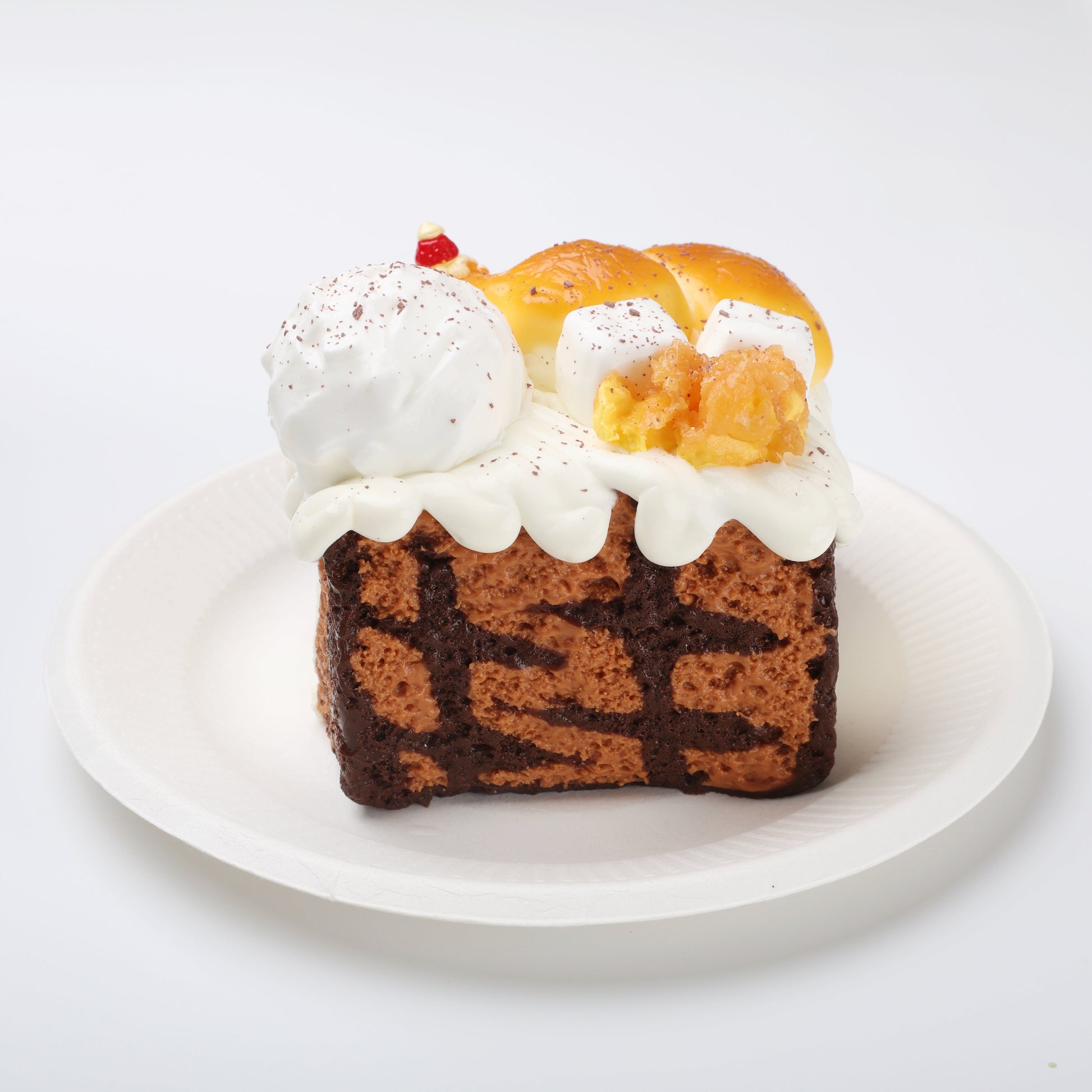 【Premium Handmade】【CT295】Marble Chocolate Pudding Cake Squishy Toy CREAMY TREE
