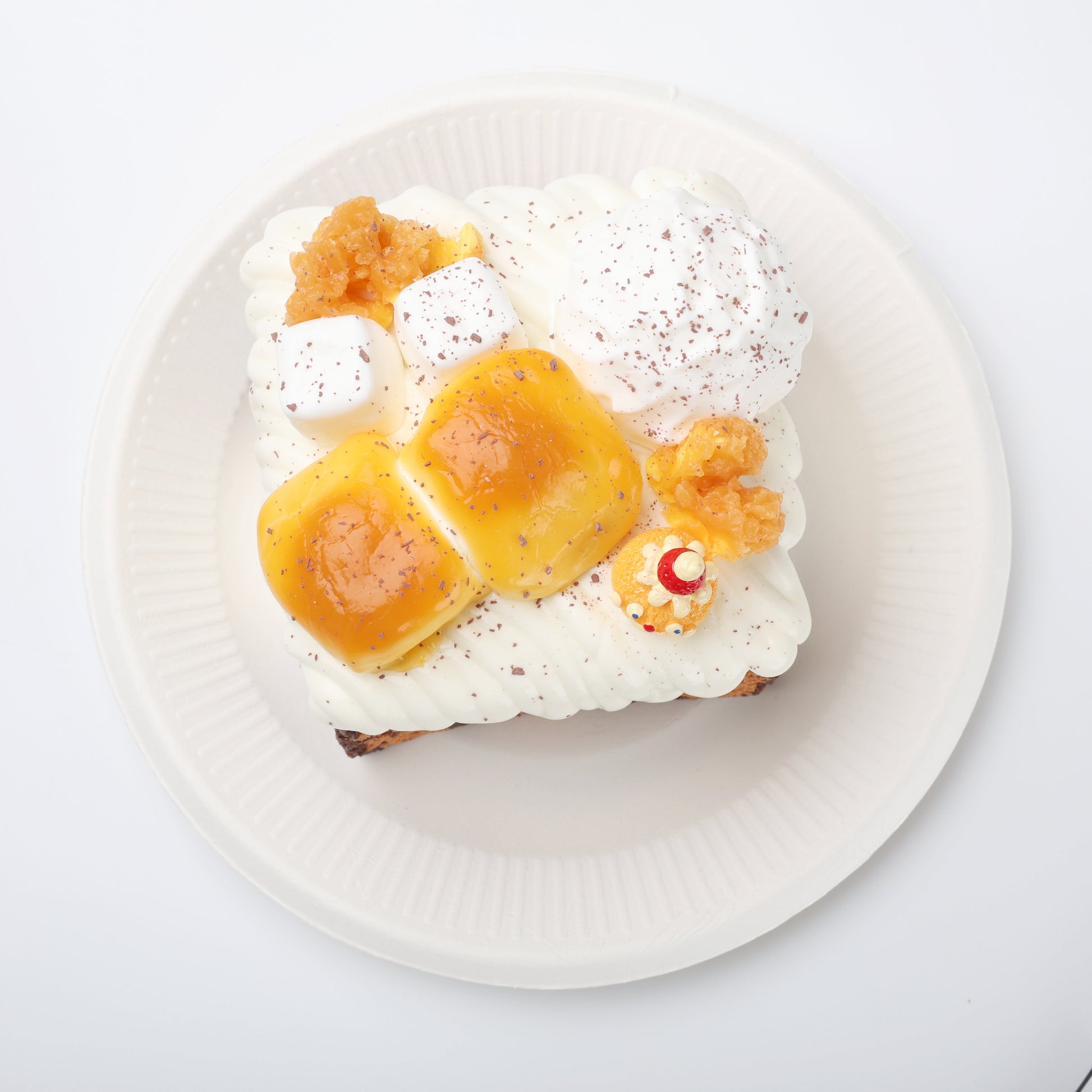 【Premium Handmade】【CT295】Marble Chocolate Pudding Cake Squishy Toy CREAMY TREE