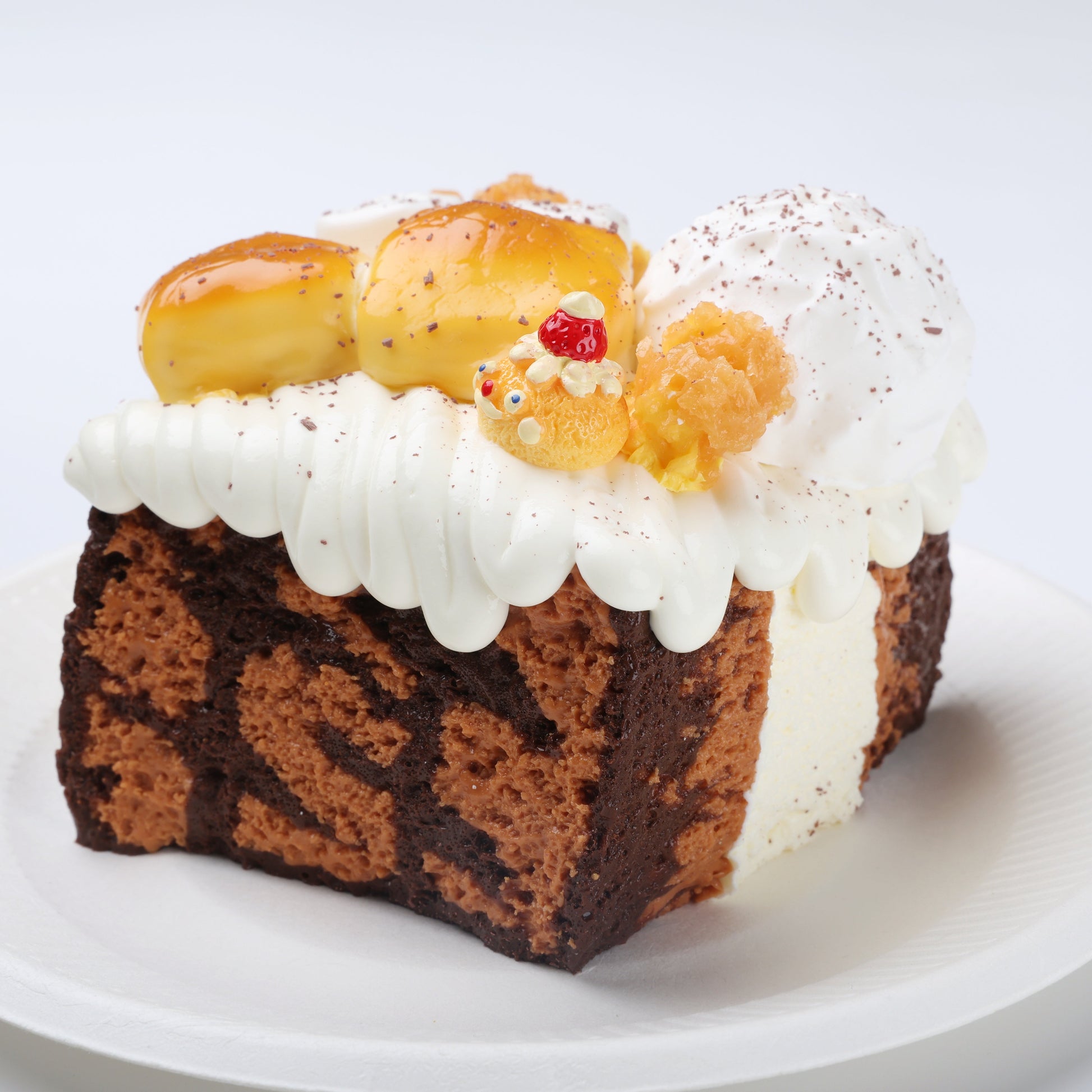 【Premium Handmade】【CT295】Marble Chocolate Pudding Cake Squishy Toy CREAMY TREE