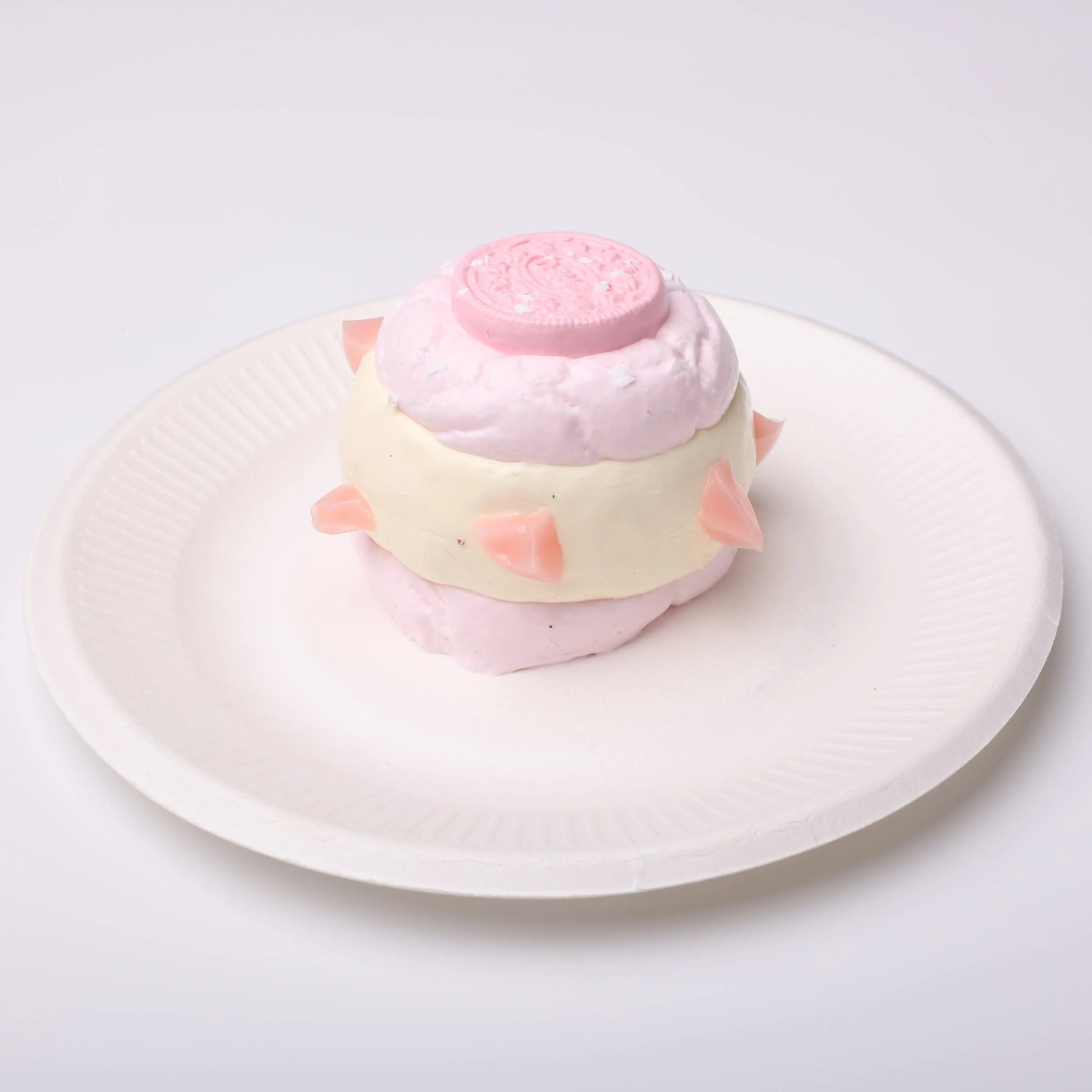 【CT202】Strawberry Cream Filled Cookies Squishy Toy CREAMY TREE