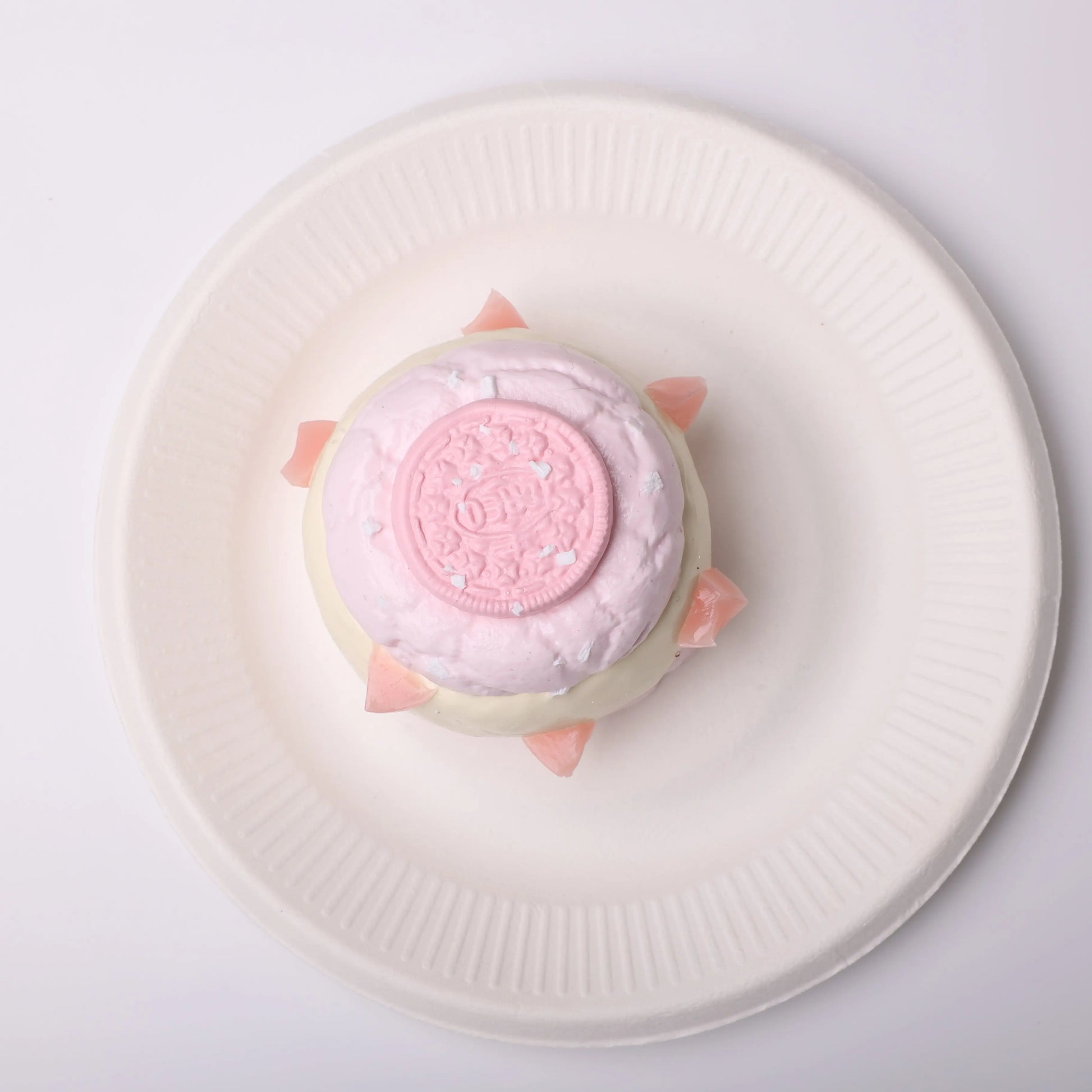 【CT202】Strawberry Cream Filled Cookies Squishy Toy CREAMY TREE