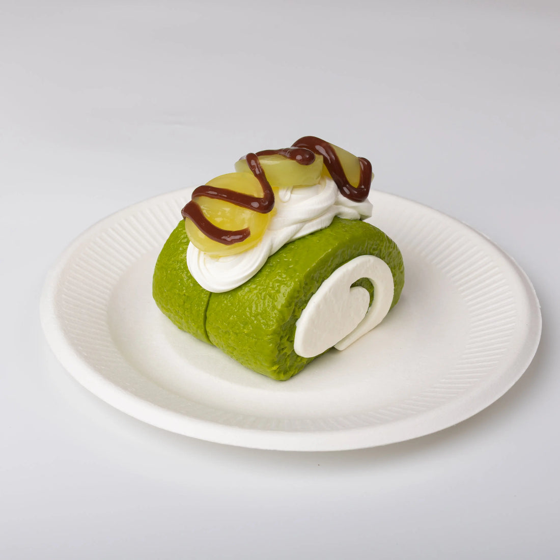 Green Grape Swiss Roll Squishy Toy