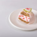 Side view of Creamy Tree Fig Cream Puff Squishy Toy
