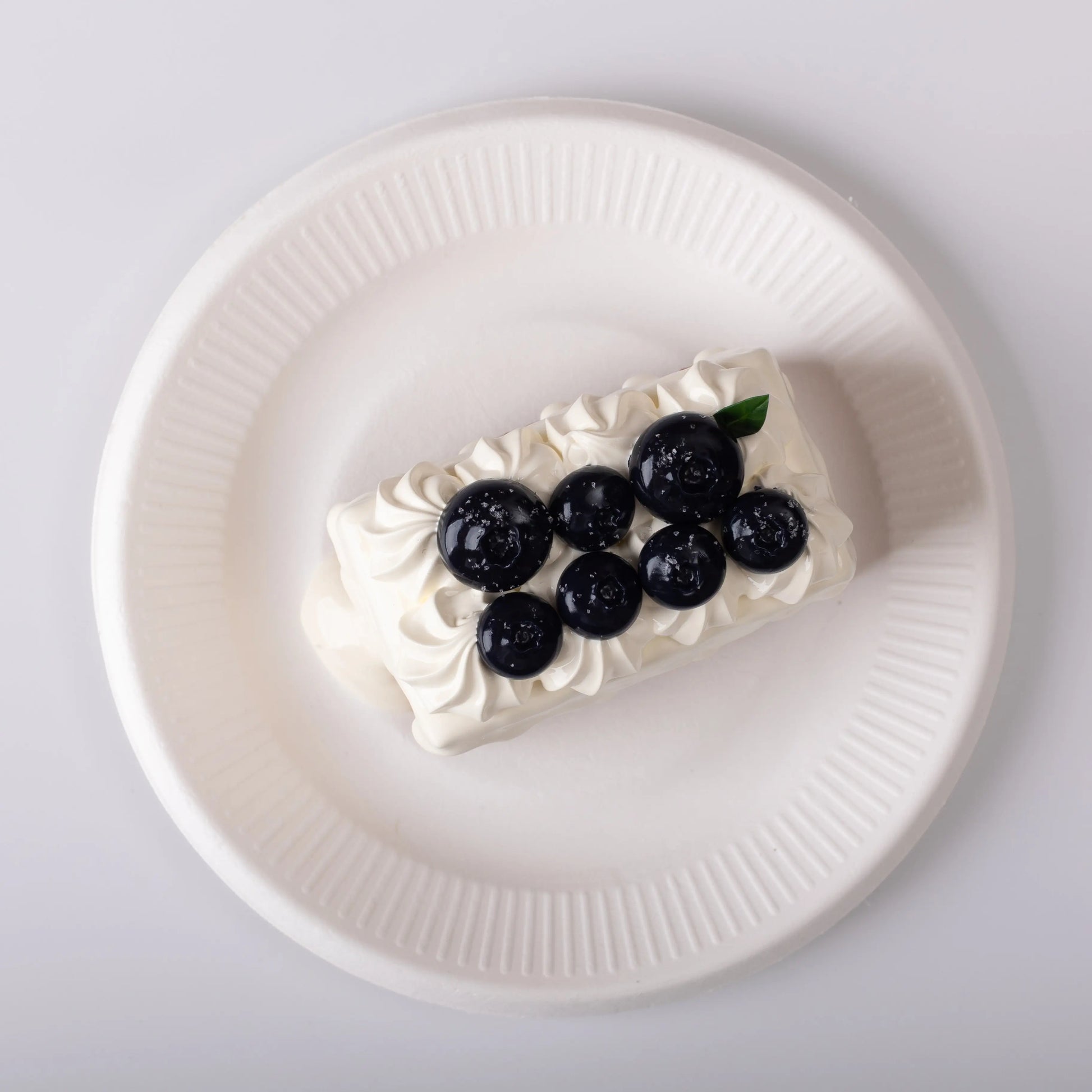 Top view of Creamy Tree Blueberry Bar Cake Squishy Toy