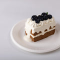 Side view of Creamy Tree Blueberry Bar Cake Squishy Toy