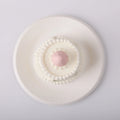 top view of Creamy Tree Elodie Pink Strawberry Cake Squishy Toy